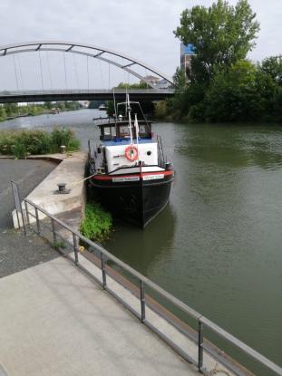 Hafenschlepper angelegt